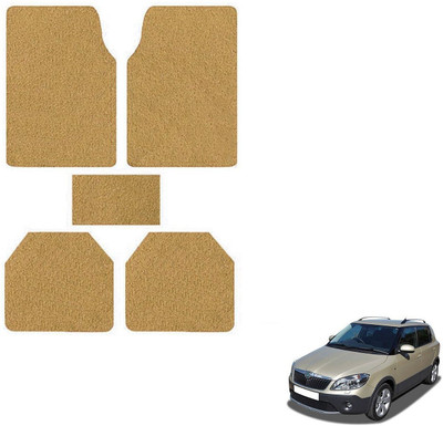 AuTO ADDiCT PVC Standard Mat For  Skoda Fabia(Beige)