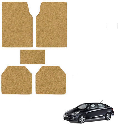AuTO ADDiCT PVC Standard Mat For  Hyundai Verna Fluidic(Beige)
