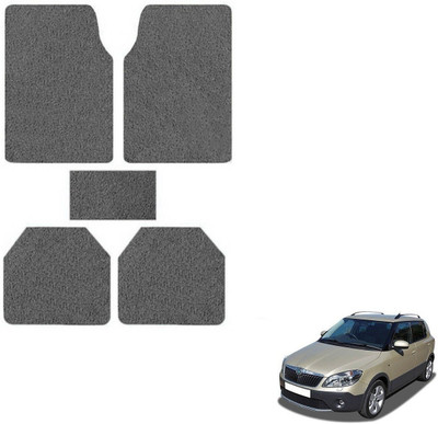 AuTO ADDiCT PVC Standard Mat For  Skoda Fabia(Grey)