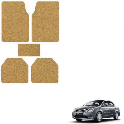AuTO ADDiCT PVC Standard Mat For  Toyota Etios(Beige)