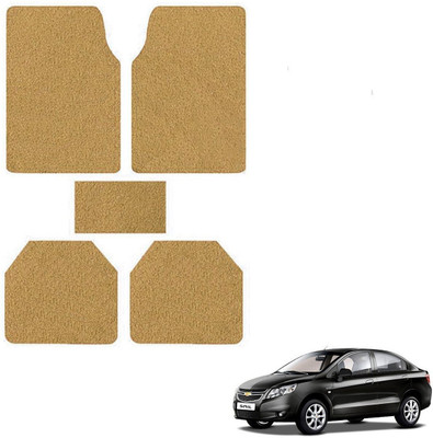 AuTO ADDiCT PVC Standard Mat For  Chevrolet Sail(Beige)