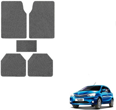AuTO ADDiCT PVC Standard Mat For  Toyota Etios Liva(Grey)