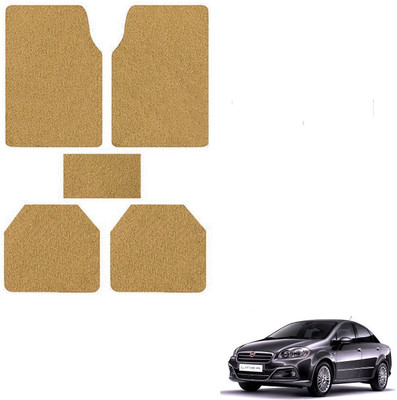 AuTO ADDiCT PVC Standard Mat For  Fiat Linea(Beige)