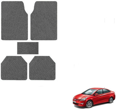 AuTO ADDiCT PVC Standard Mat For  Hyundai Fluidic Verna 4S(Grey)