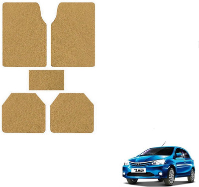 AuTO ADDiCT PVC Standard Mat For  Toyota Etios Liva(Beige)