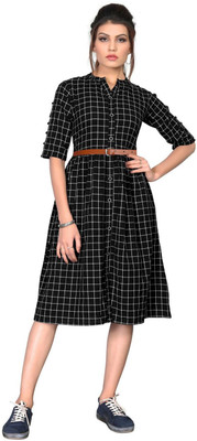 Women skater black dress Clearance