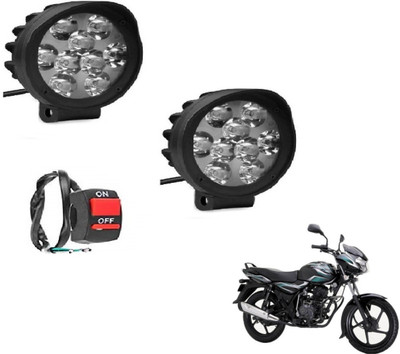 MOCKHE VLB-MI9LD2P-67 Headlight Motorbike LED for Bajaj (12 V, 27 W)(Discover 100 DTS-i, Pack of 2)