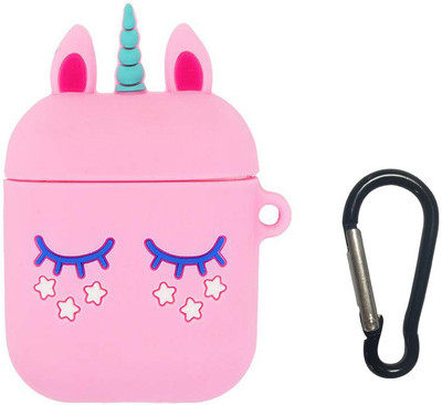 J Silicone Press and Release Headphone Case For Universal(Pink)