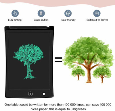 Haulsale LCD 8.5-inch Electronic Writing Pad/Tablet/Digital Slate/Drawing Board 1513(Multicolor)