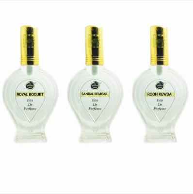The perfume Store ROYAL BOQUET , SANDAL BEMISAL & ROOH KEWDA Eau de Parfum  -  180 ml(For Men & Women)