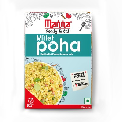 Manna Ready to Cook Millet Poha 180 g