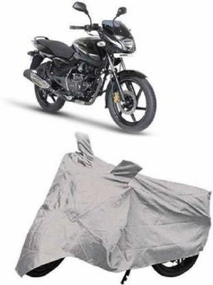 HOLME'S Two Wheeler Cover for Bajaj(Pulsar 150, Silver)