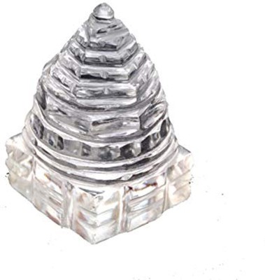 MKINDIACRAFT Crystal Sphatik Shri Shree Yantra (20-30Gm) Crystal Yantra(Pack of 1)