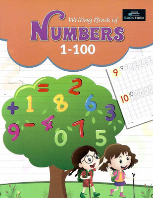WRITING BOOK OF NUMBERS 1-100(English, Paperback, BOOK FORD PUBLICATIONS)