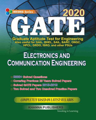 GATE-2020 (Electronics and Communication Engineering)(English, Paperback, Complied by: Khanna Editorial Team)