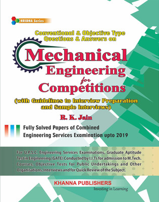Conventional & Objective Type Questions & Answers on Mechanical Engineering for Competitions(English, Paperback, Jain R.K.)