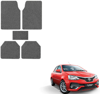AuTO ADDiCT PVC Standard Mat For  Toyota Etios(Grey)