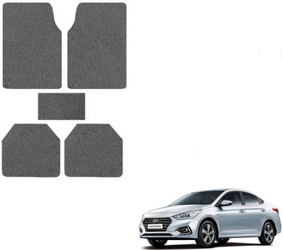 AuTO ADDiCT PVC Standard Mat For  Hyundai Verna(Grey)