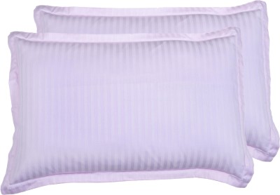 sentiments Cotton Pillows Cover(Pack of 2, 18 cm*27 cm, Lavender)