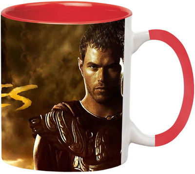 ARTBUG Hercules Greek Hero -2742-Red Ceramic Coffee Mug(350 ml)