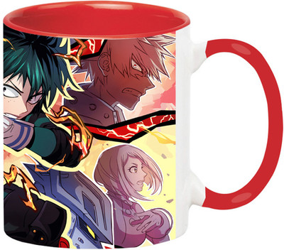 ARTBUG Boku no Hero Academia - 3077-Red Ceramic Coffee Mug(350 ml)