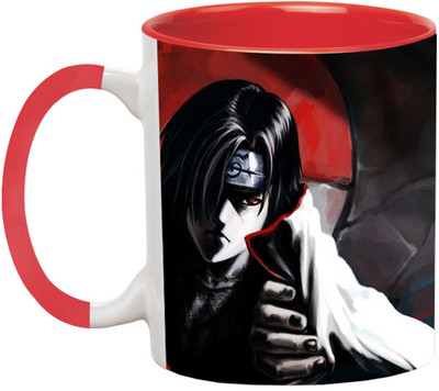 ARTBUG Itachi Uchiha Narruto -3226-Red Ceramic Coffee Mug(350 ml)