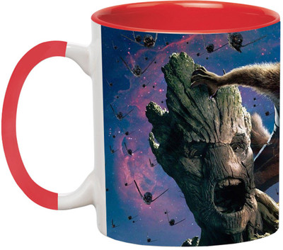 ARTBUG Groot Superhero -2686-R Ceramic Coffee Mug(350 ml)