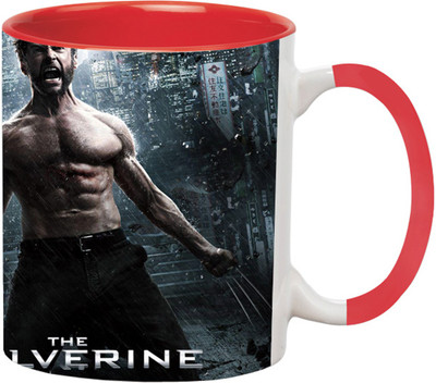 ARTBUG Wolverine - 2990-Red Ceramic Coffee Mug(350 ml)