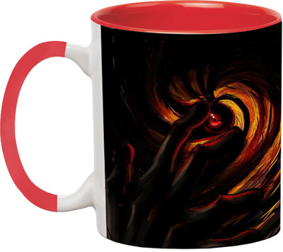 ARTBUG Naruto Cartoon -3290-Red Ceramic Coffee Mug(350 ml)