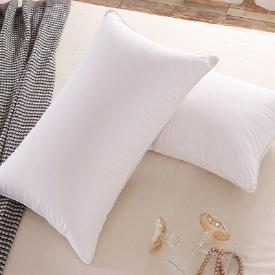 JDX Polyester Fibre Solid Sleeping Pillow Pack of 2(White)