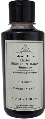 KHADI Herbal Shikakai & Honey Shampoo SLS-Paraben Free (set of 1)(210 ml)