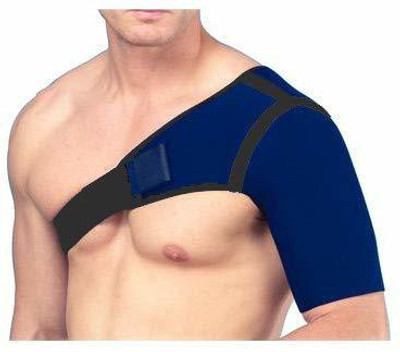 KUDIZE Compression Shoulder Support Blue\Black - Right Shoulder Support(Blue)