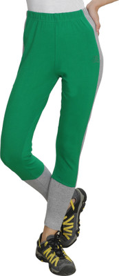 SWEEKASH Solid Women Green Track Pants