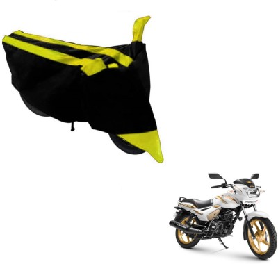 Flipkart SmartBuy Two Wheeler Cover for TVS(Star City, Black, Yellow)