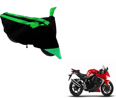 Flipkart SmartBuy Two Wheeler Cover for Hyosung(GT250R, Black, Green)