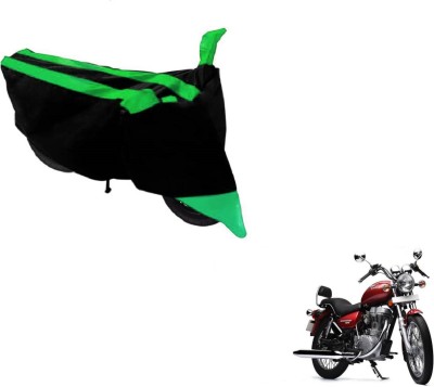 MOCKHE Two Wheeler Cover for Royal Enfield(Thunderbird 500, Black, Green)