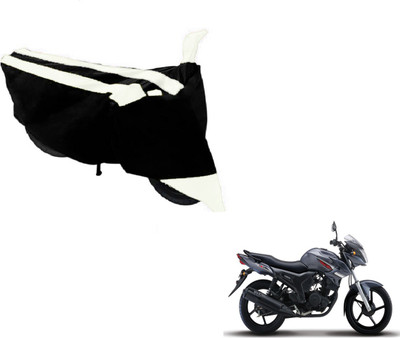 MOCKHE Two Wheeler Cover for Yamaha(SZ-S, Black, White)