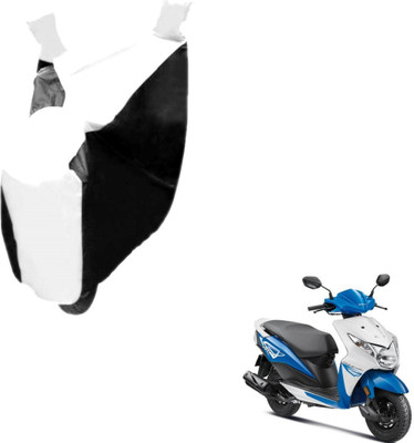 Auto Hub Two Wheeler Cover for Honda(Deo, Black, White)