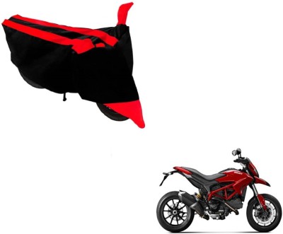 MOCKHE Two Wheeler Cover for Ducati(Hypermotard, Black, Red)