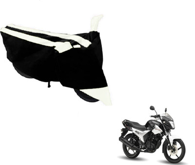 Amanzo Two Wheeler Cover for Yamaha(SZ R, Black, White)