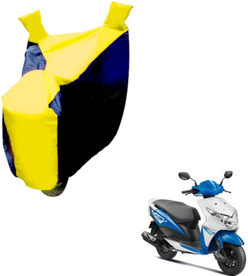 NIKS Two Wheeler Cover for Honda(Deo, Black, Yellow)