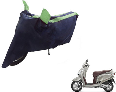 Auto Hub Two Wheeler Cover for Honda(Aviator, Black, Green)