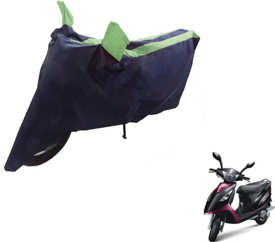 Auto Hub Two Wheeler Cover for TVS(Streek, Black, Green)