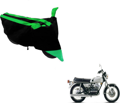 Flipkart SmartBuy Two Wheeler Cover for Yamaha(RD 350, Black, Green)