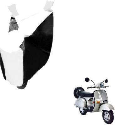Auto Hub Two Wheeler Cover for Bajaj(Black, White)
