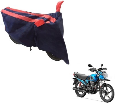 Auto Hub Two Wheeler Cover for Hero(Passion Pro, Black, Orange)