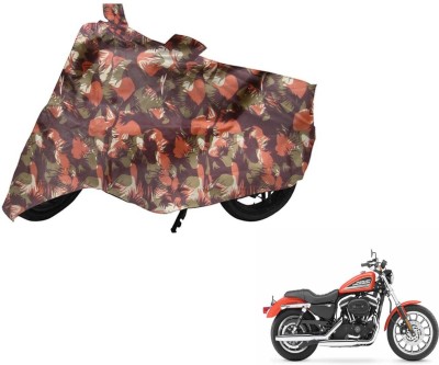 Auto Hub Two Wheeler Cover for Harley Davidson(XL 883, Multicolor)