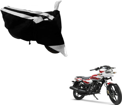 Flipkart SmartBuy Two Wheeler Cover for TVS(Phoenix 125, Black, Silver)