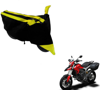 Flipkart SmartBuy Two Wheeler Cover for Ducati(Hyperstrada, Black, Yellow)