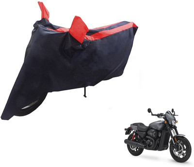 Auto Hub Two Wheeler Cover for Harley Davidson(Black, Red)